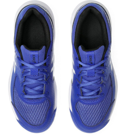 Детские Кроссовки теннисные Asics Gel-Dedicate 8 GS - тёмно-кобальтовый/белый