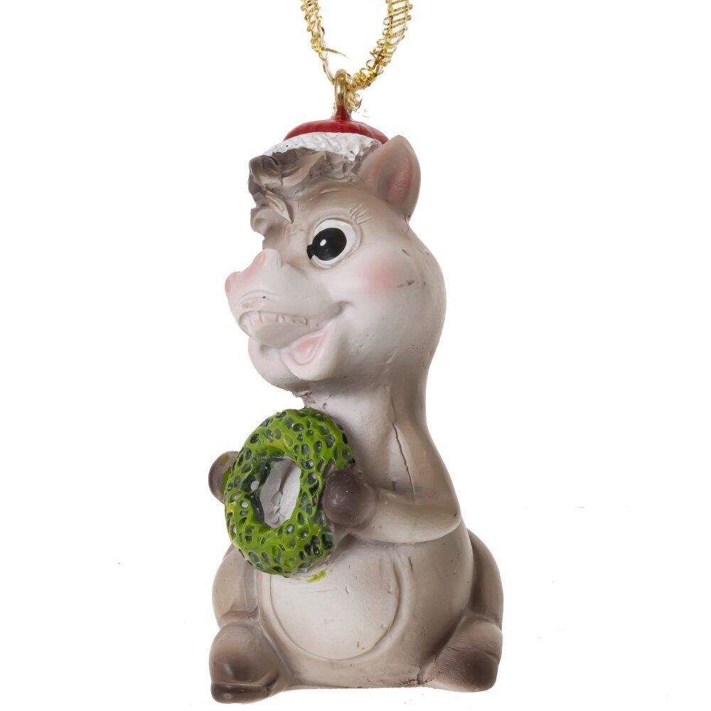 GAEM Фигурка декоративная подвесная "Лошадка", L3 W3 H5 см, 4в.