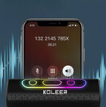 Беспроводная колонка Koleer S819 (5W/Radio/TF/USB) LED