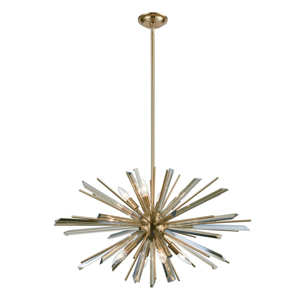 Люстра P68112-8AB antique brass