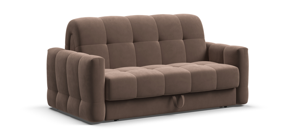 Диван Босс Слип 140 Велюр Монолит мокко