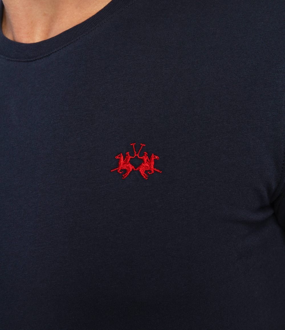 футболка La Martina - темно-синий(CCMR04 JS206)