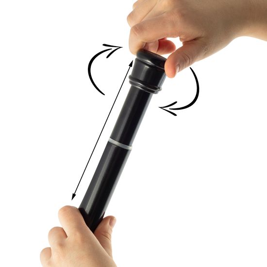 Карниз для ванной телескопический 110-200 см. Besser BS 0472B