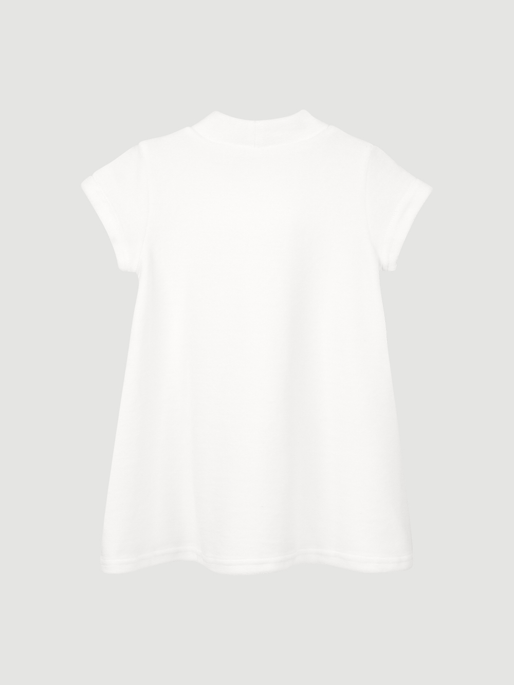 Велюровое платье Mjölk Экрю, с бантом