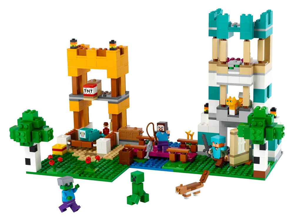 LEGO Minecraft 21249 «Ящик для крафта 4.0» — ресурсы и креативное строительство