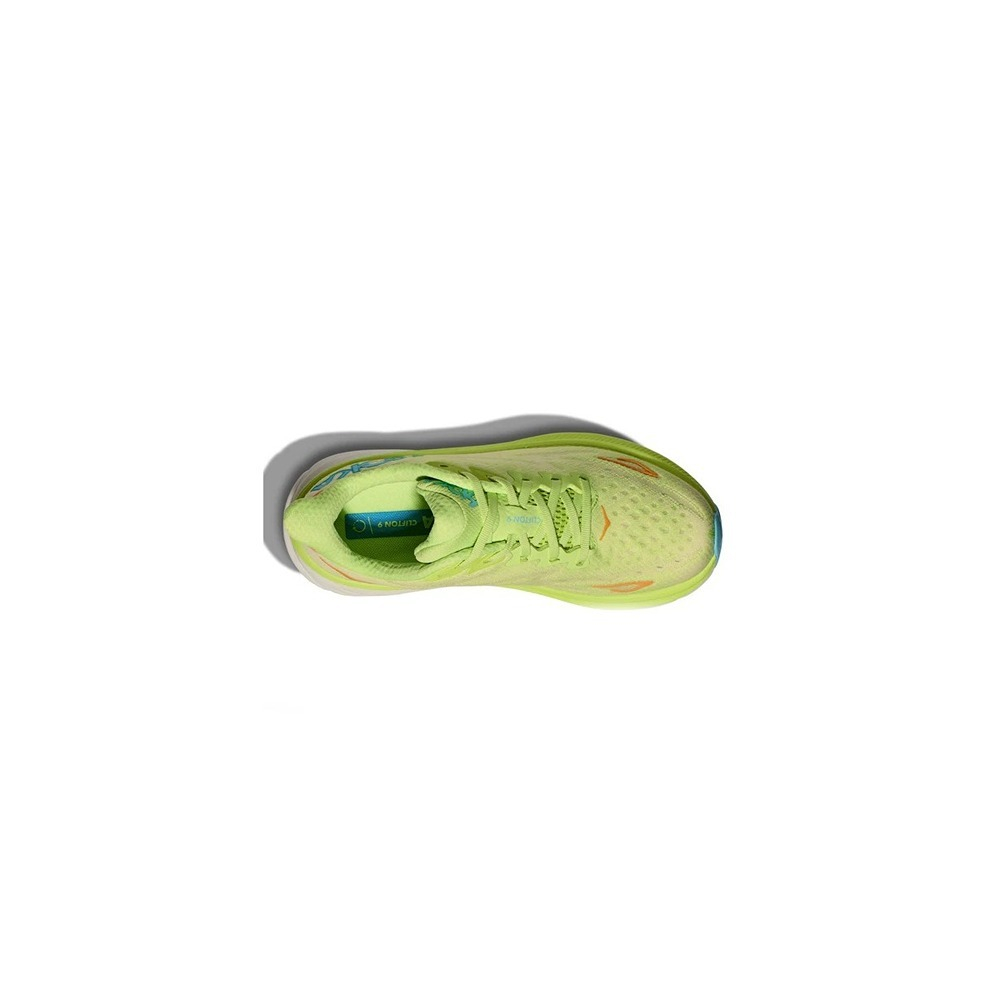 Кроссовки женские HOKA W CLIFTON 9 Lettuce / Solar Flare