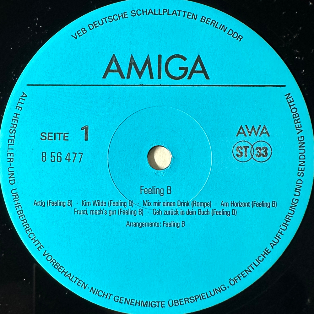 Feeling B ‎– Hea Hoa Hoa Hea Hea Hoa (ГДР 1989г.)