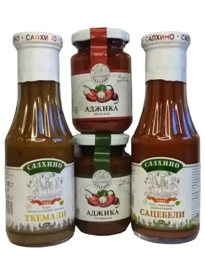 Набор из Ткемали, Сацебели, Аджики