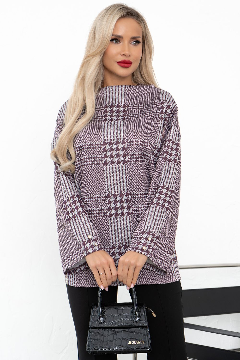 Джемпер (сливовый) Б11-113/3 Nikol (Акция)