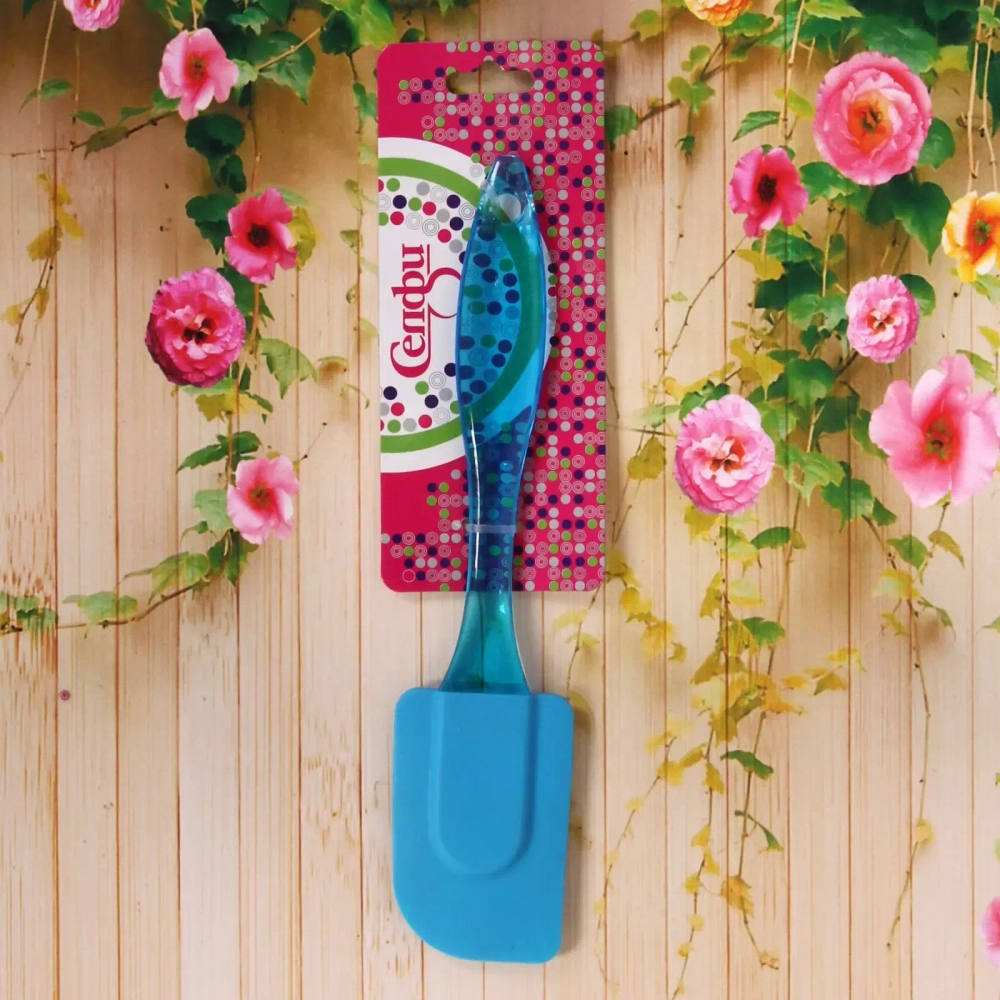 Лопатка кулинарная силиконовая 23*5см Селфи