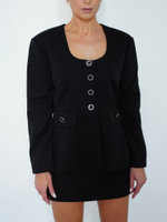 Жакет "Горная лань" в черном