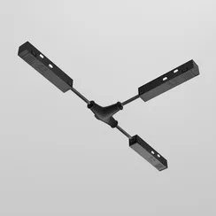 Коннектор питания Т-образный Exility черный Technical tra034cwt-42b