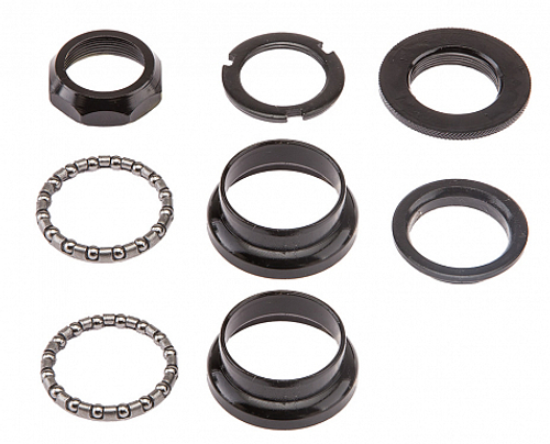 Детали рулевой колонки 1" резьбовая FP-H522A FEIMIN стальная черная