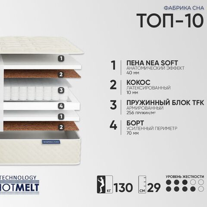 Матрас Фабрика сна Топ-10