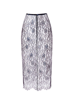 «Soft lace skirt» Прозрачная юбка миди из кружева.