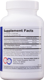 N1o1 nitric oxide releasing lonzenges 60.