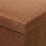 Короб для хранения вещей складной «ВЕСТА», цвет коричневый, 31*31*30.5см