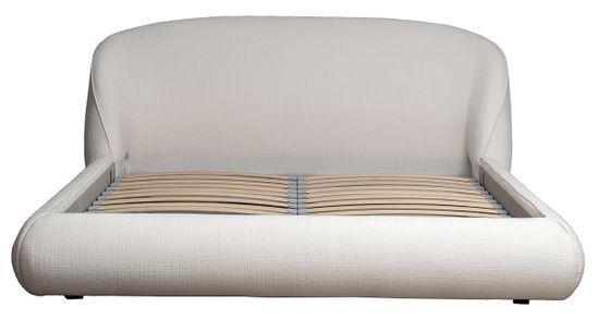 Кровать Palazzo 160 без мех.рогожка св.бежевая Norton SVBEG 198*240*90см
