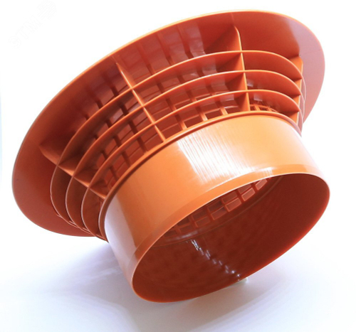 ПВХ Зонт вентиляционный д110мм кирпич 009973