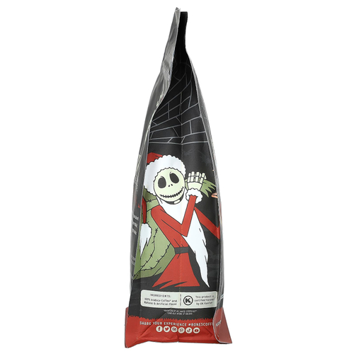 Bones Coffee Company, Santa Jack, клюквенный крем-брюле, цельные бобы, средняя обжарка, 340 г (12 унций)