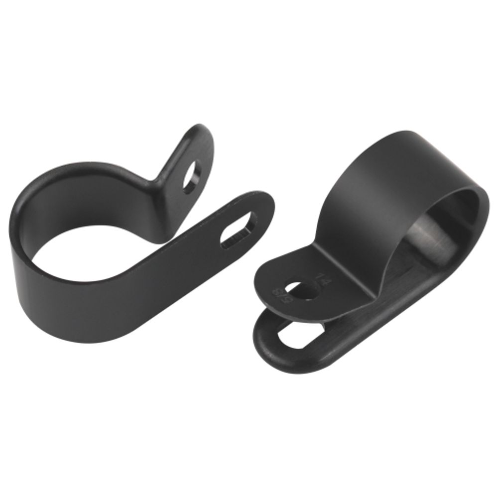 Скоба кабельная нейлоновая под винт ЭРА NO-225-269 6 мм чёрная 50 шт