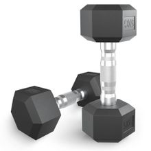 Гантель гексагональная UNIX Fit обрезиненная 5 кг / шт.