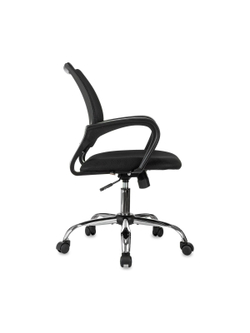 Компьютерное кресло Gigant черное, спинка сетка, крестовина хром, 150 кг GCH-16