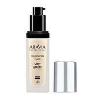 Матирующий тональный крем для лица #01 Слоновая кость Aravia Professional Foundation Soft Matte Light Beige 30мл