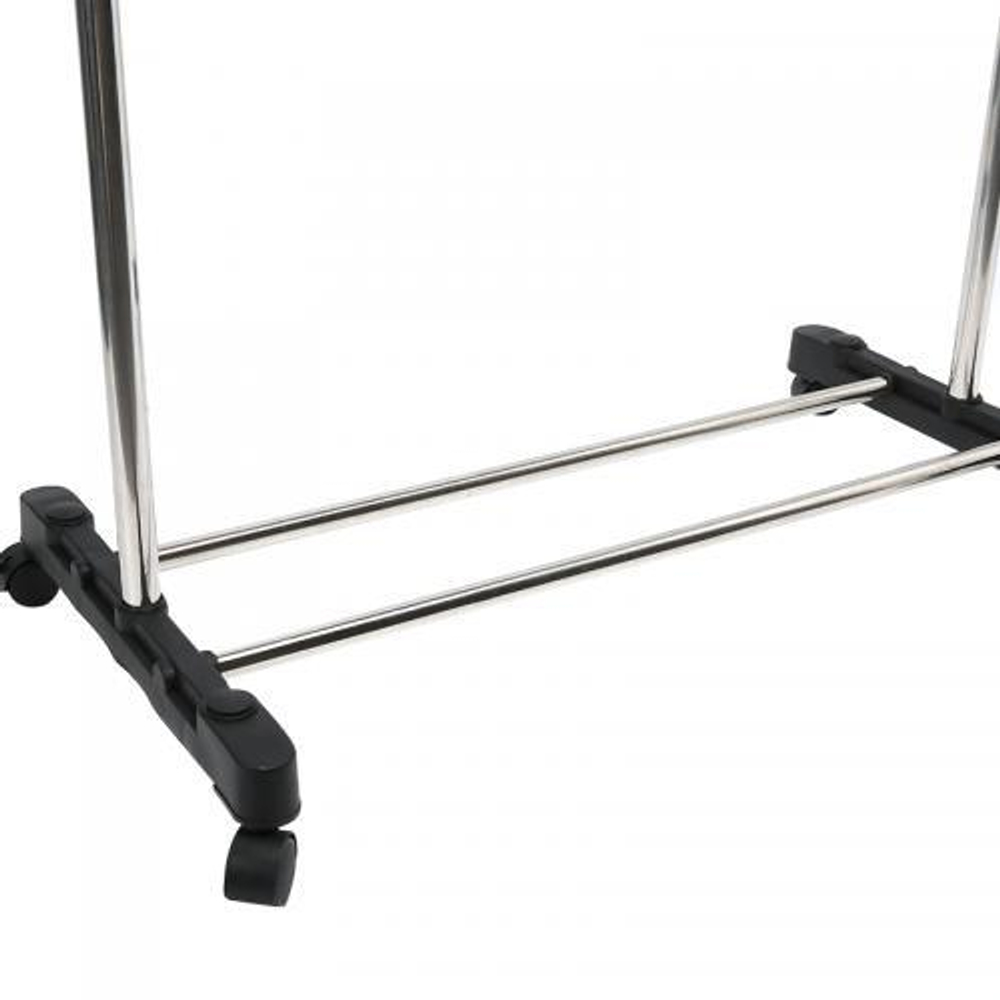 Вешалка напольная на колесах (75-150см)*42см*(92-155см), телескопическая, BZ-JY-010