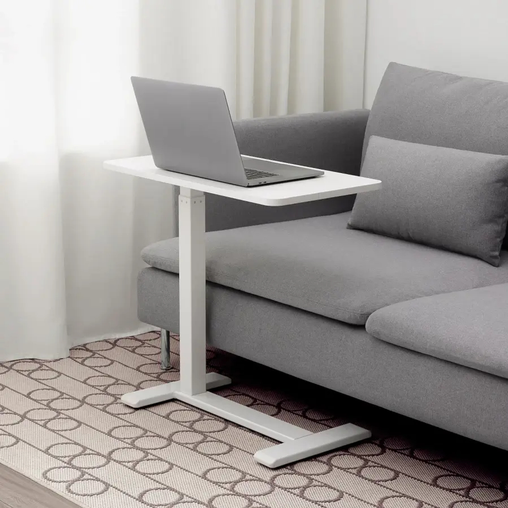 Стол для ноутбука - IKEA BOLLSIDAN/БОЛСИДАН ИКЕА, 68х36 см, белый