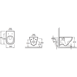 Комплект Jacob Delafon Struktura E21741RU-00  сиденье тонкое микролифт, кнопка хром