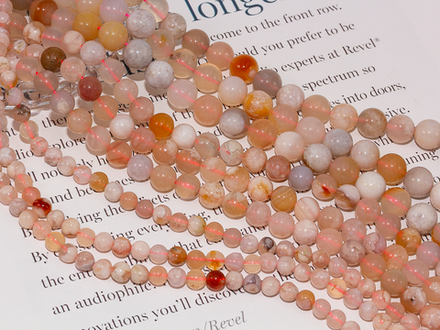 Нить бусин из агата 6мм