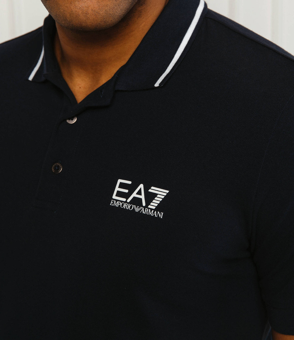 поло EA7 - темно-синий(8NPF06 PJ04Z)