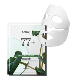 Anua Heartleaf 77% Soothing Sheet Mask (тканевая) 1шт