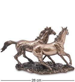Veronese WS-1468 Статуэтка «Бегущие лошади»