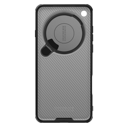 Чехол тонированный (Transparent Black) от Nillkin с металлической крышкой для камеры на OPPO Find X8 Ultra, серия CamShield Prop