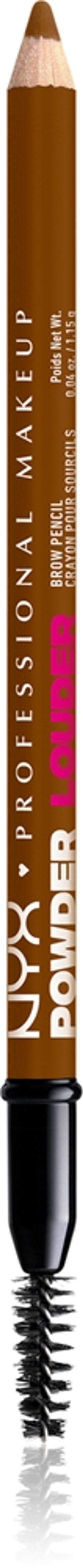 NYX Professional Makeup Powder Louder - Карандаши для бровей с щеточкой оттенок Louder Auburn, 1 szt.