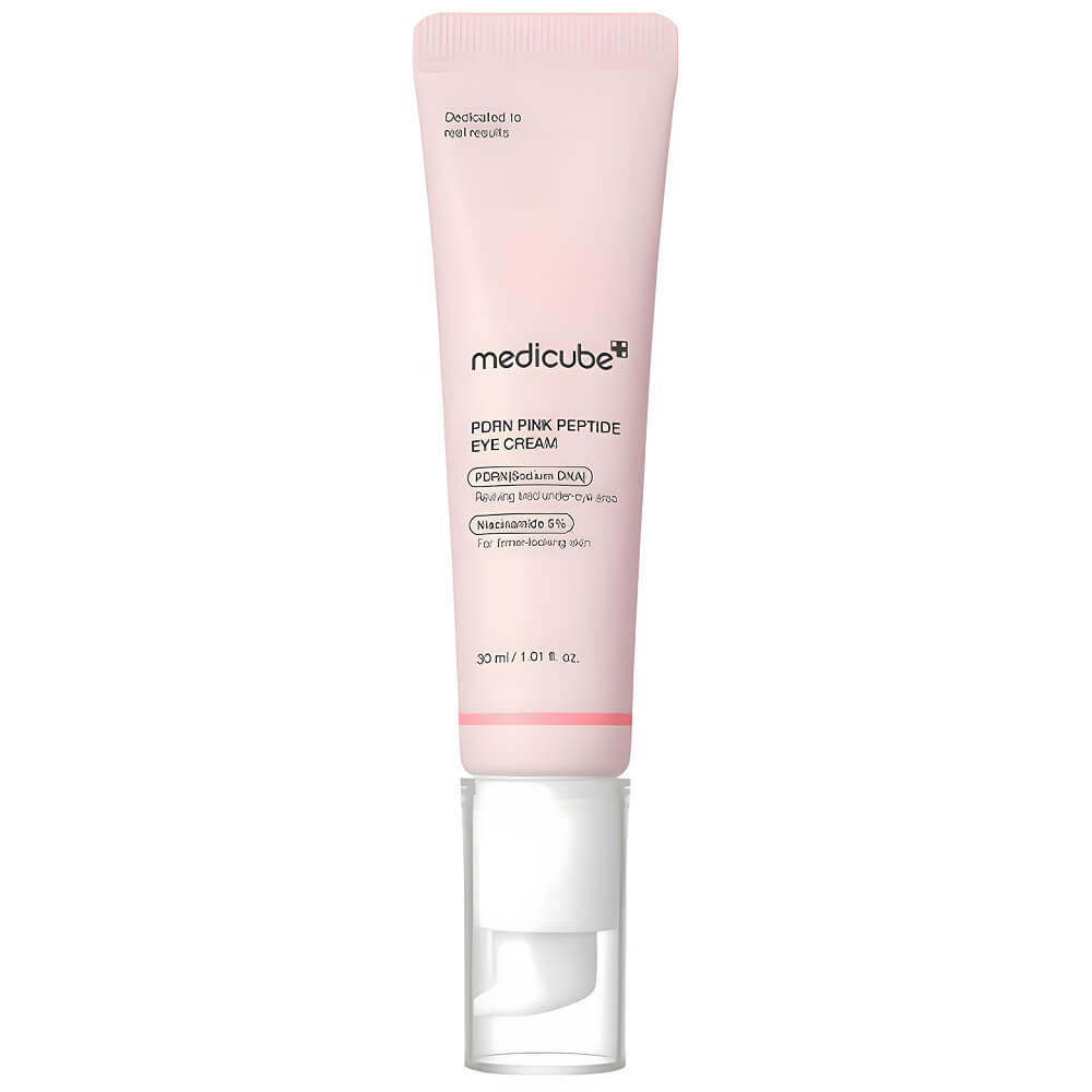 Осветляющий крем для век с ПДРН и пептидами medicube PDRN Pink Peptide Eye Cream (30мл)