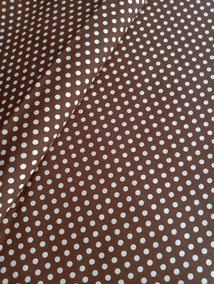 Ткань бязь плательная, рис. " Горох 6 мм", ширина 150 см, арт. 110