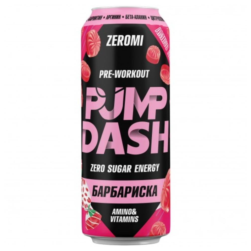 ZEROMI Энергетический pre-workout напиток PUMP DASH (450 мл.) [M]