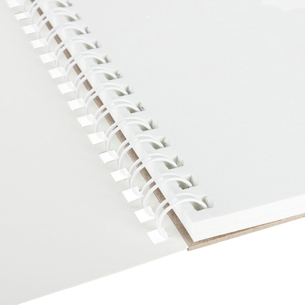 Скетчбук А5, 20л, 250х250мм на гребне, пл. 180гр, белая бумага, Спейс Countries