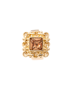 "Меган" кольцо в золотом покрытии из коллекции "Форсаж" от Jenavi