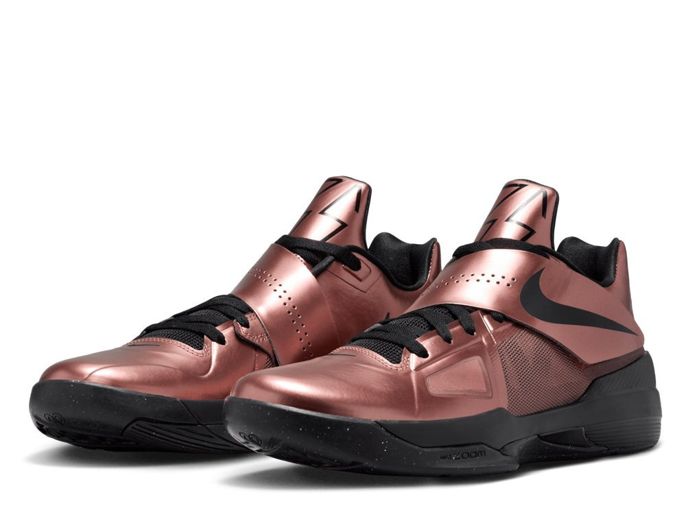 Баскетбольные кроссовки Nike Zoom KD IV “Christmas” Metallic Copper/Black shoes