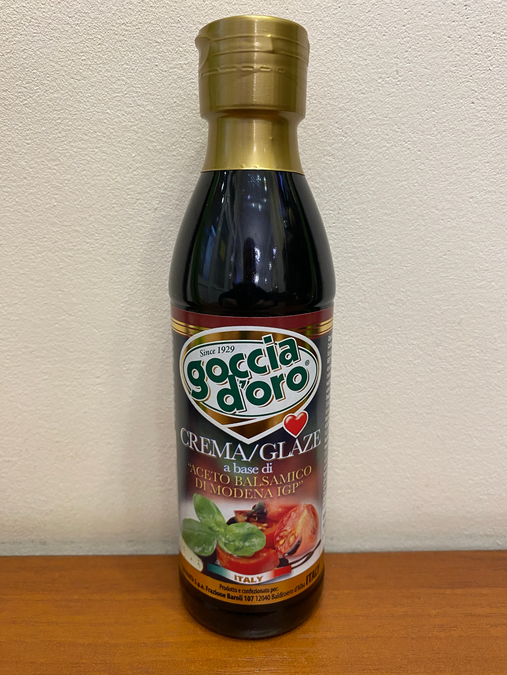 Бальзамический соус-крем Goccia D'oro из Модены IGP в пл. бут. 250 мл, ИТАЛИЯ