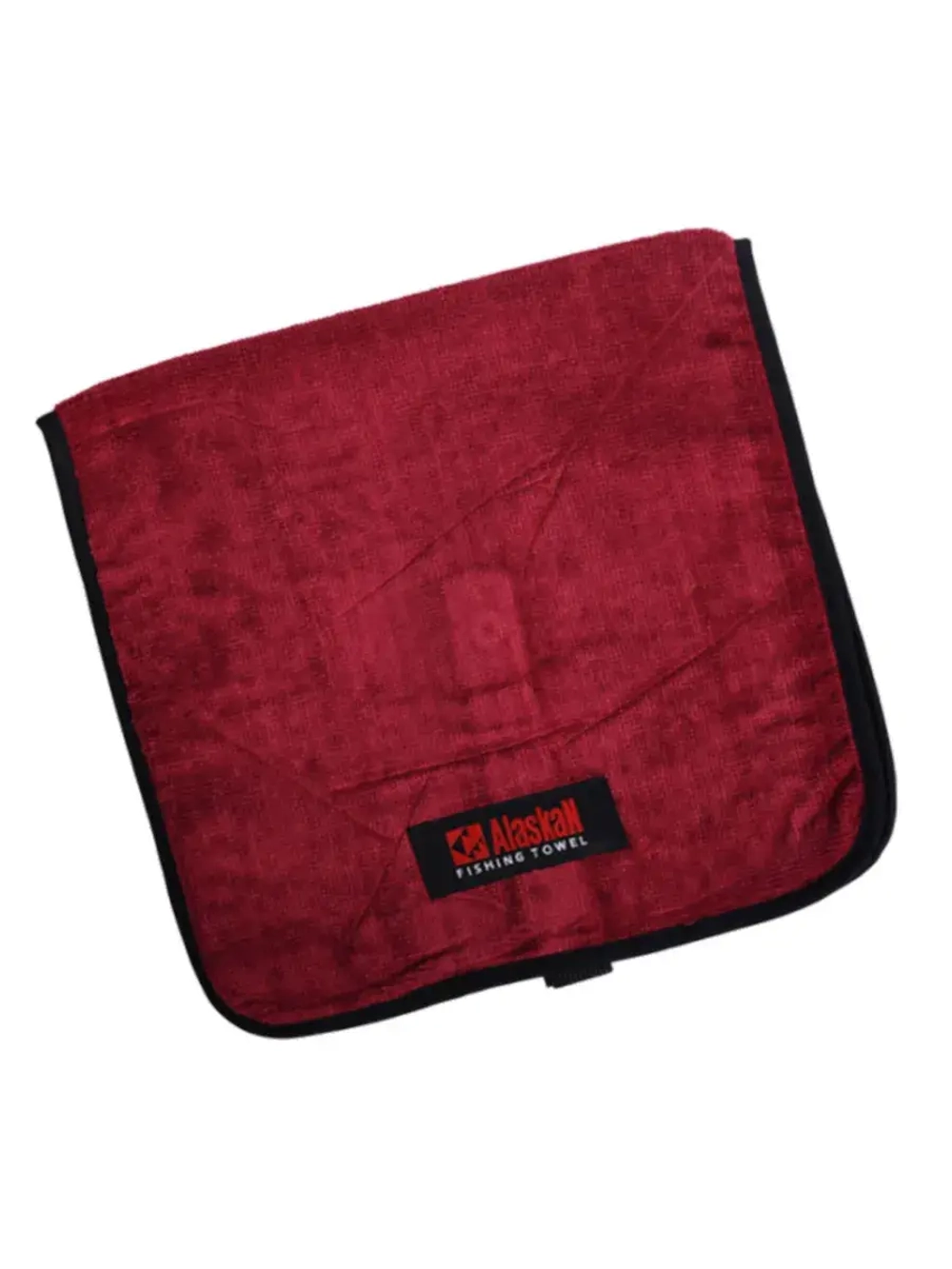 Полотенце рыбака Alaskan 100% хлопок, бордовое