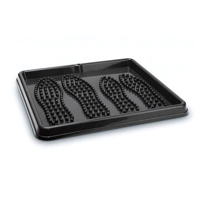 Лоток для обуви черный 43*39 5 0301