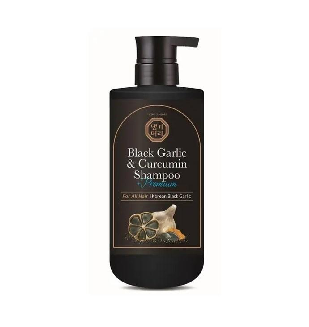 Шампунь для волос с черным чесноком и куркумином Daeng Gi Meo Ri Black Garlic And Curcumin Shampoo 500 мл