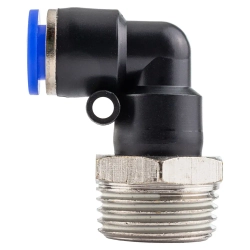 Фитинг угловой для пластиковых трубок 8мм с наружной резьбой 1/2'' Forsage F-SPL08-04