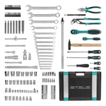 Набор инструментов, 1/4", 1/2", Cr-V, S2, усиленный кейс, 119 предметов Stels