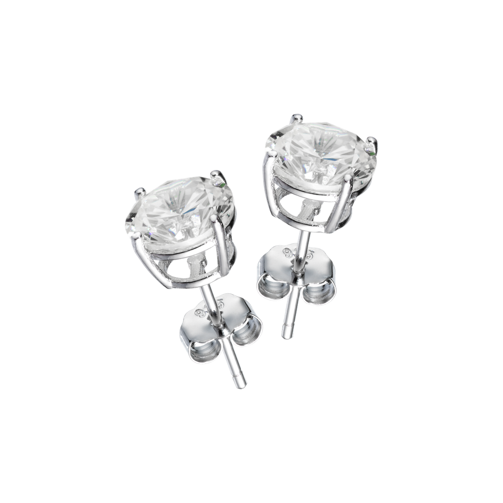 Серьги пусеты White S